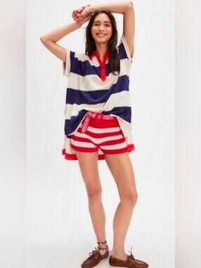 We The Free Prime Time Rugby Maxi Tee M NWT